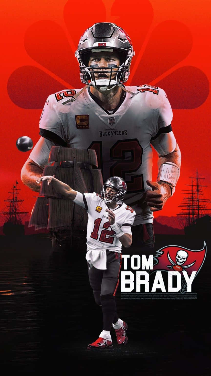 Tom Brady Buccaneers 864 X 1536 Wallpaper