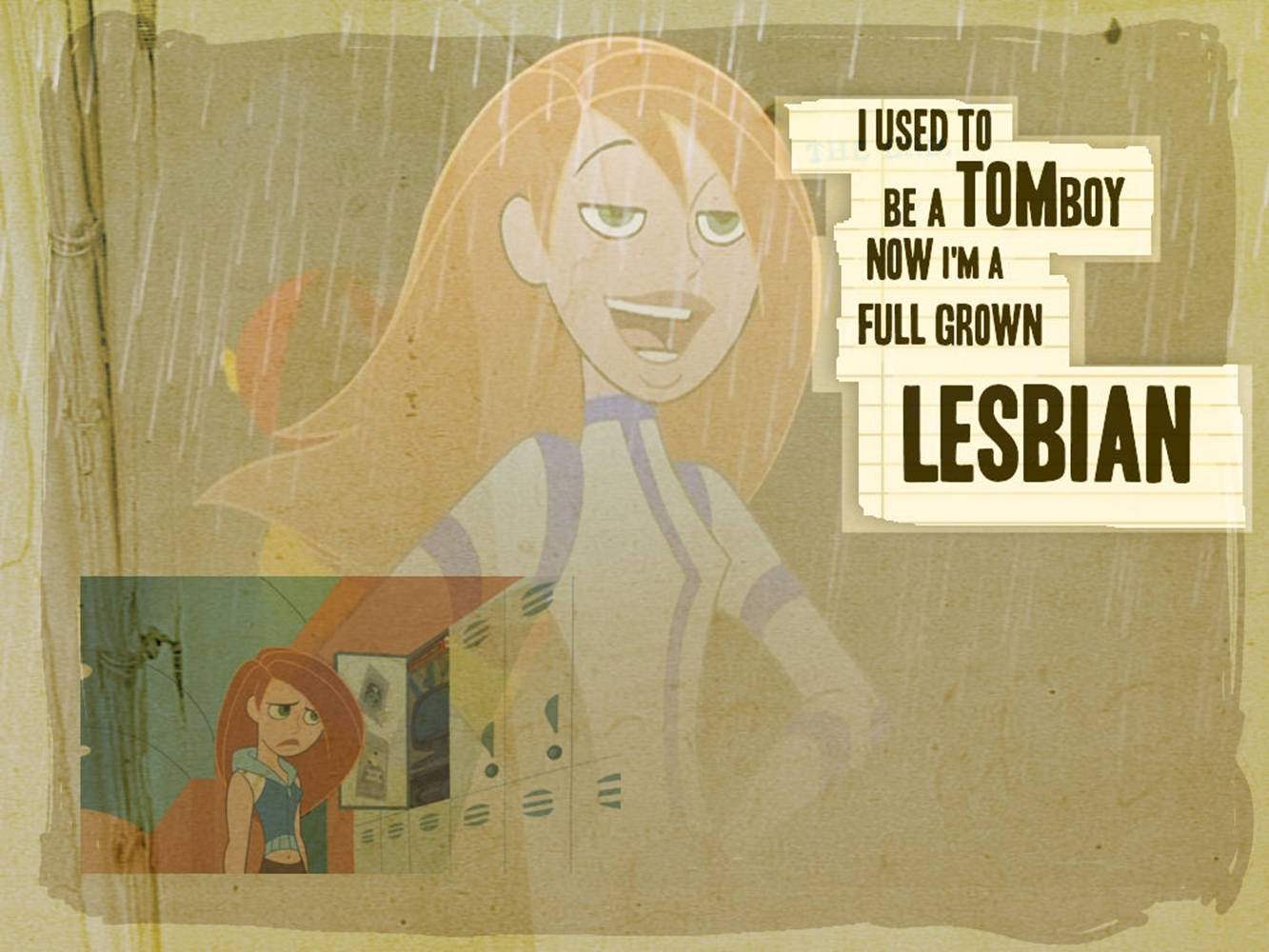 Tomboy Aesthetic Kim Possible Quote Wallpaper