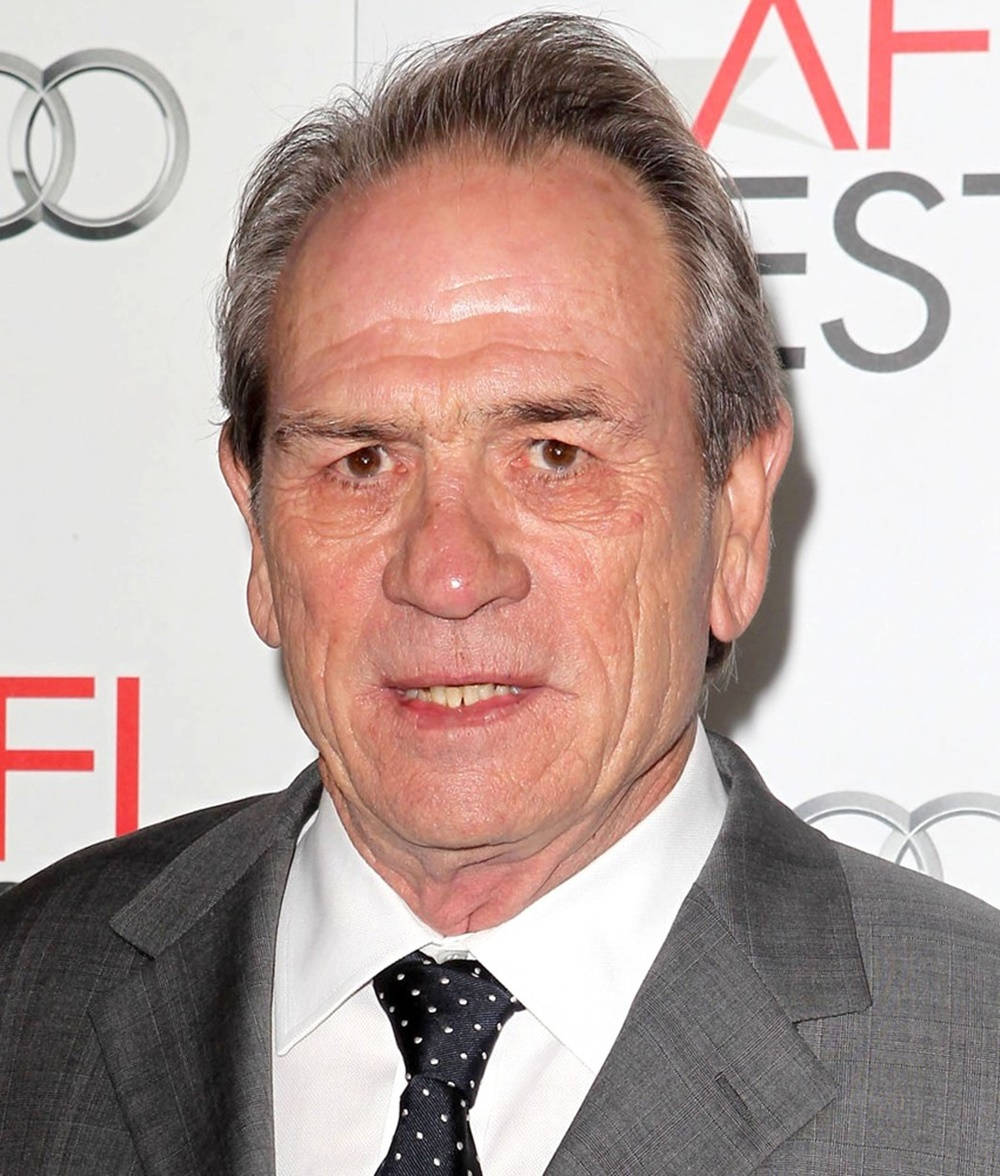 Tommy Lee Jones Staring At The Camera Wallpaper