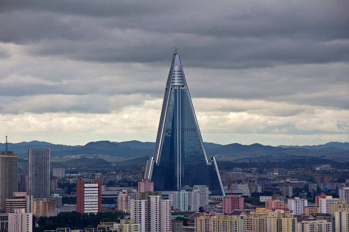 Top Of Ryugyong Hotel Pyongyang Wallpaper