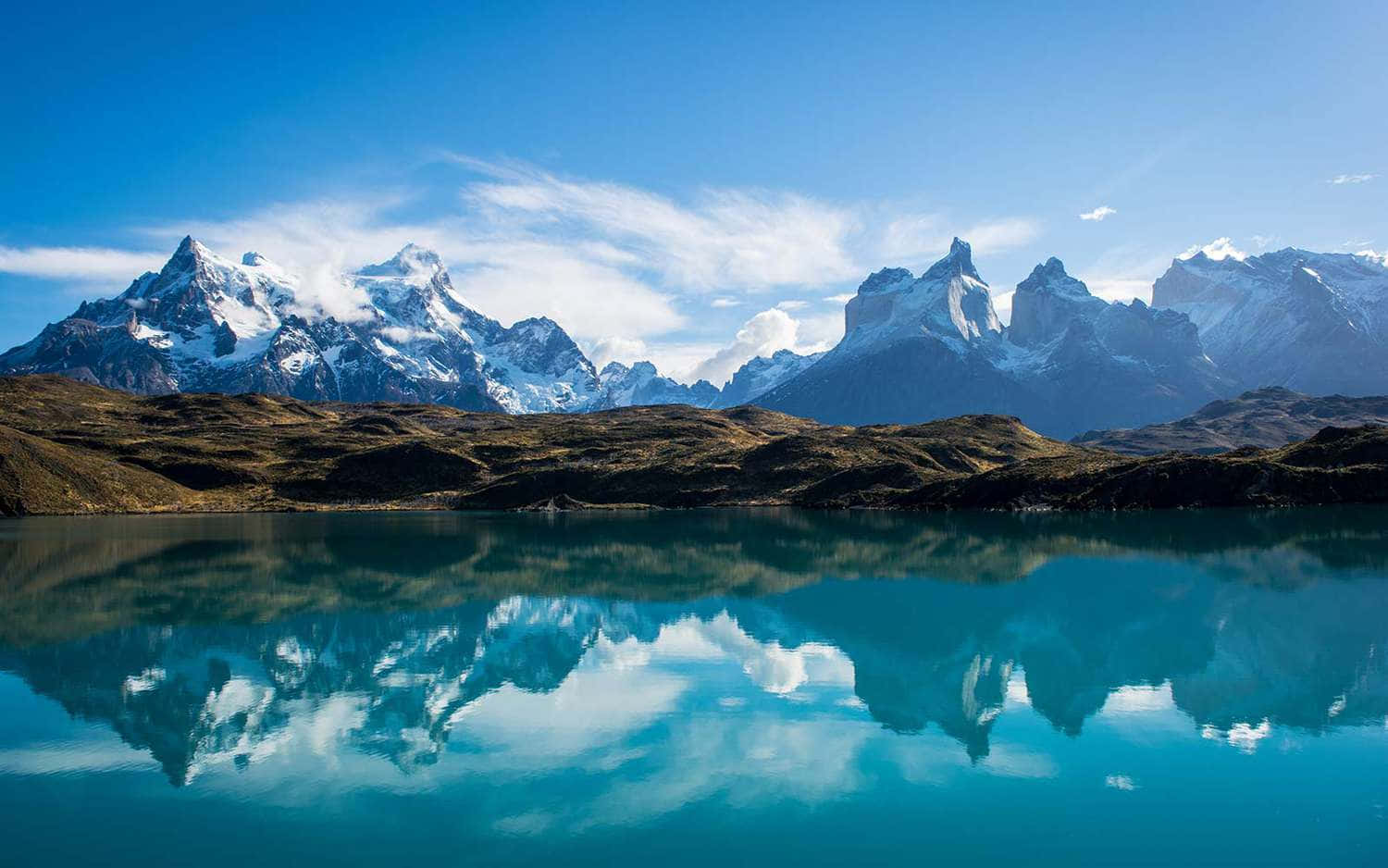 Torres Del Paine Reflections Wallpaper