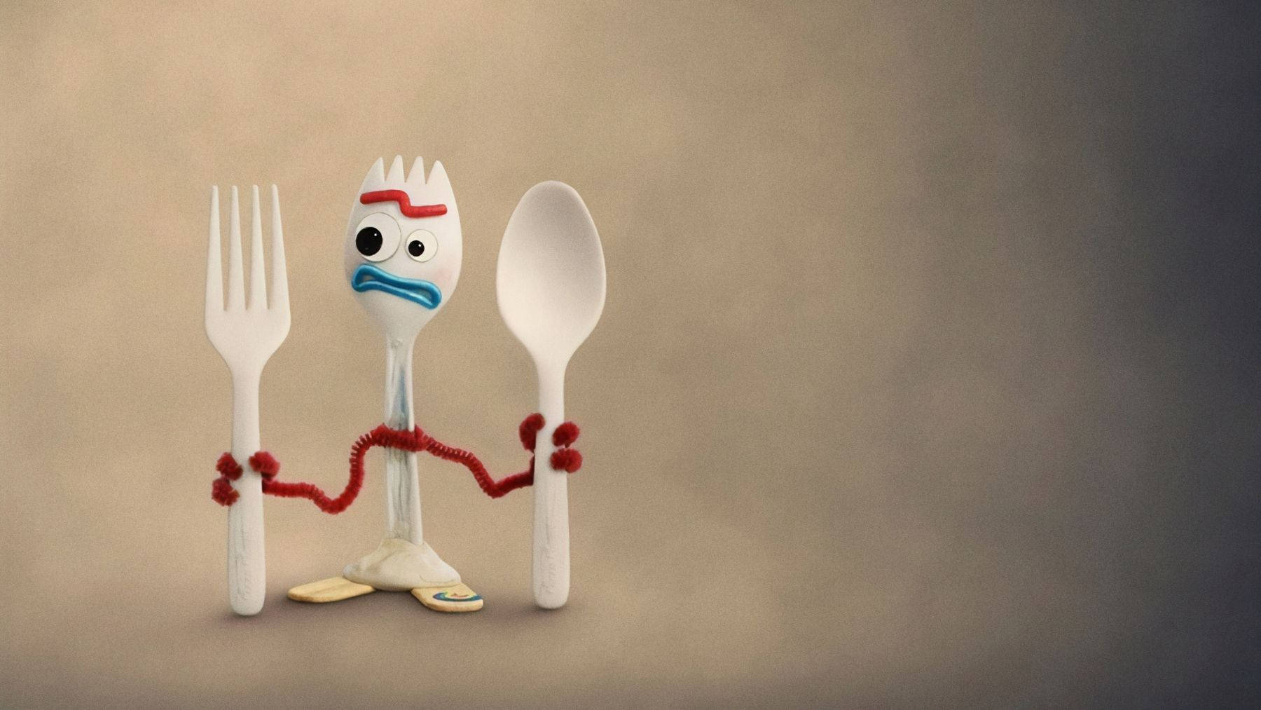 Toy Story 4 Forky Fanart Wallpaper