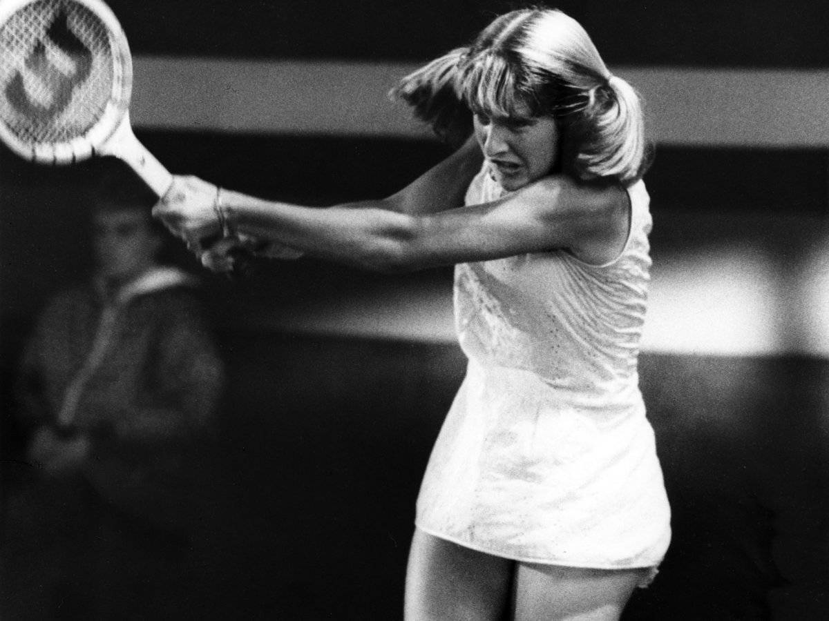 Tracy Austin Black And White Wallpaper