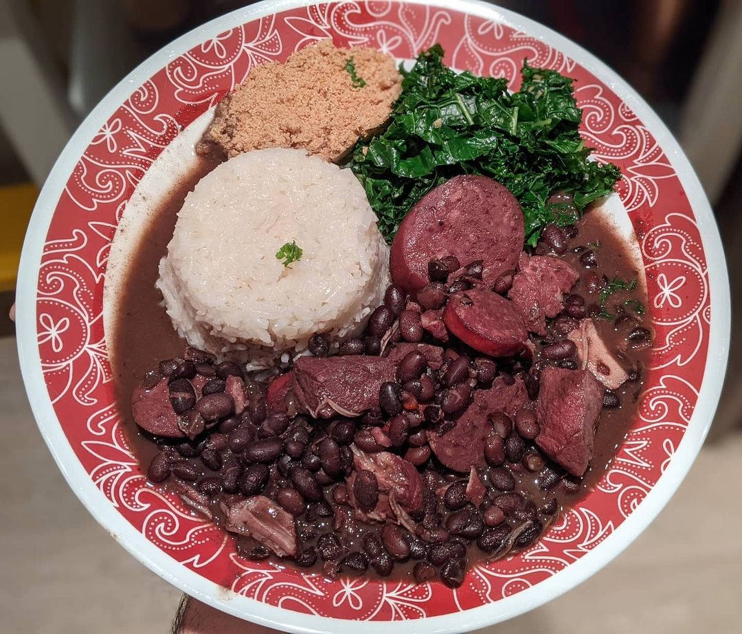 Traditional Brazilian Feijoada - A Savory Black Bean Stew With Sausage Wallpaper