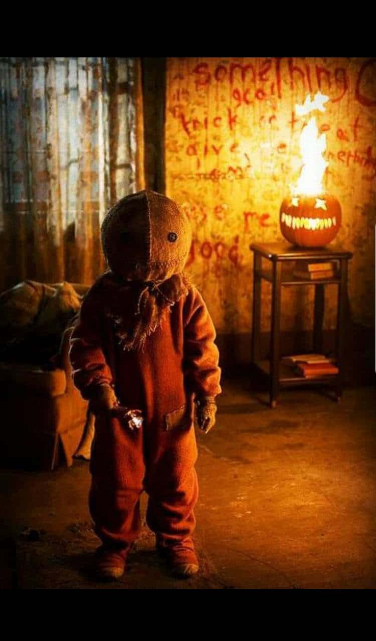 Trick R Treat Sam Jack O' Lantern Wallpaper