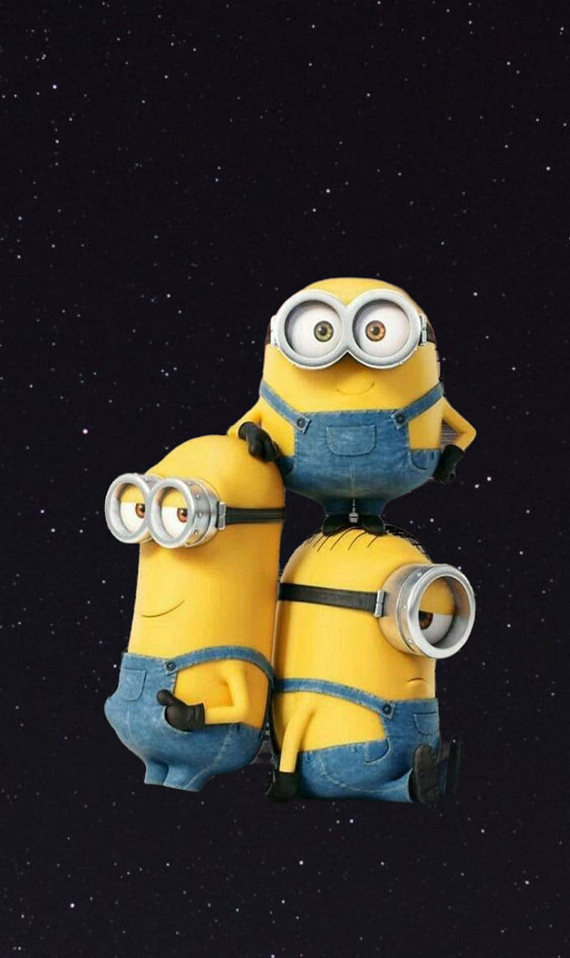 Trio Minion Phone Wallpaper