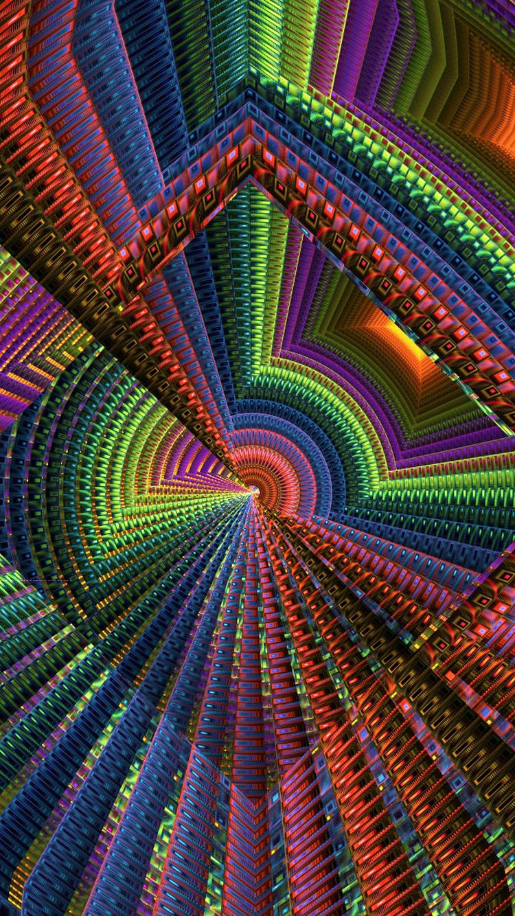 Trippy Iphone 6s Live Background Wallpaper