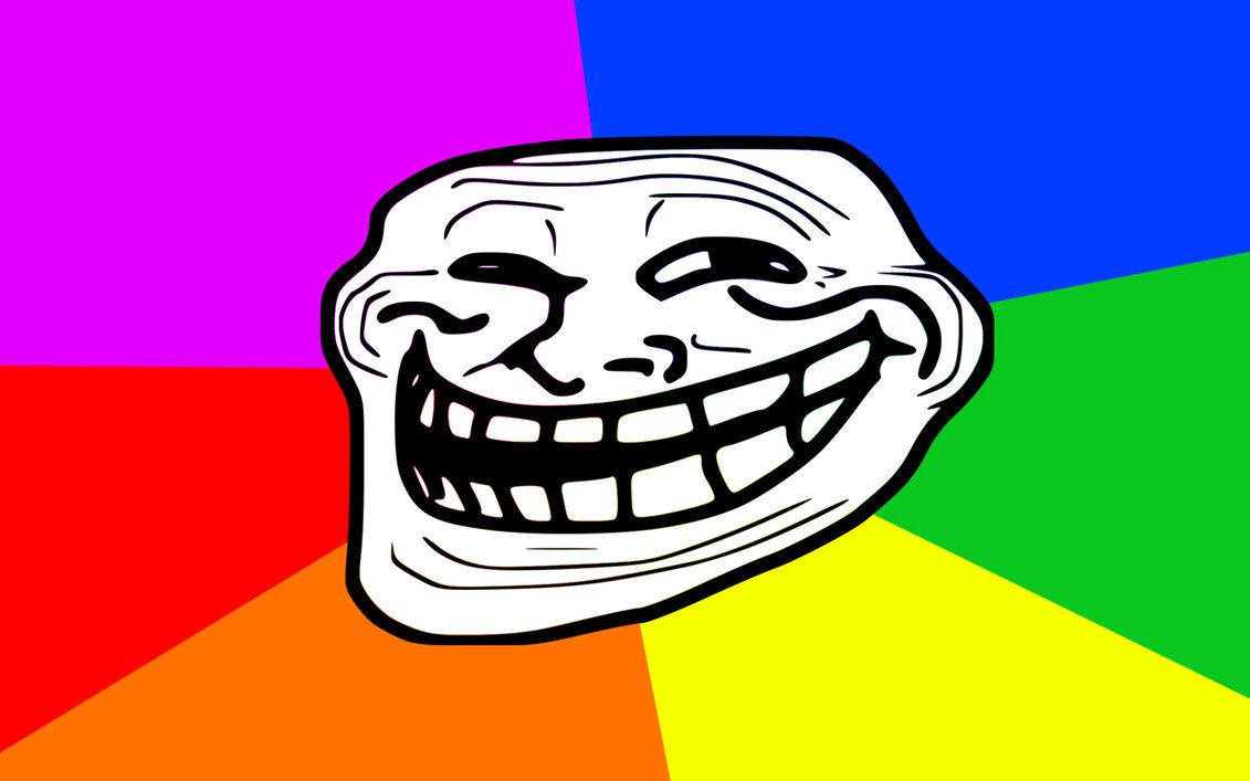 Troll Face - Laughing It Off Wallpaper