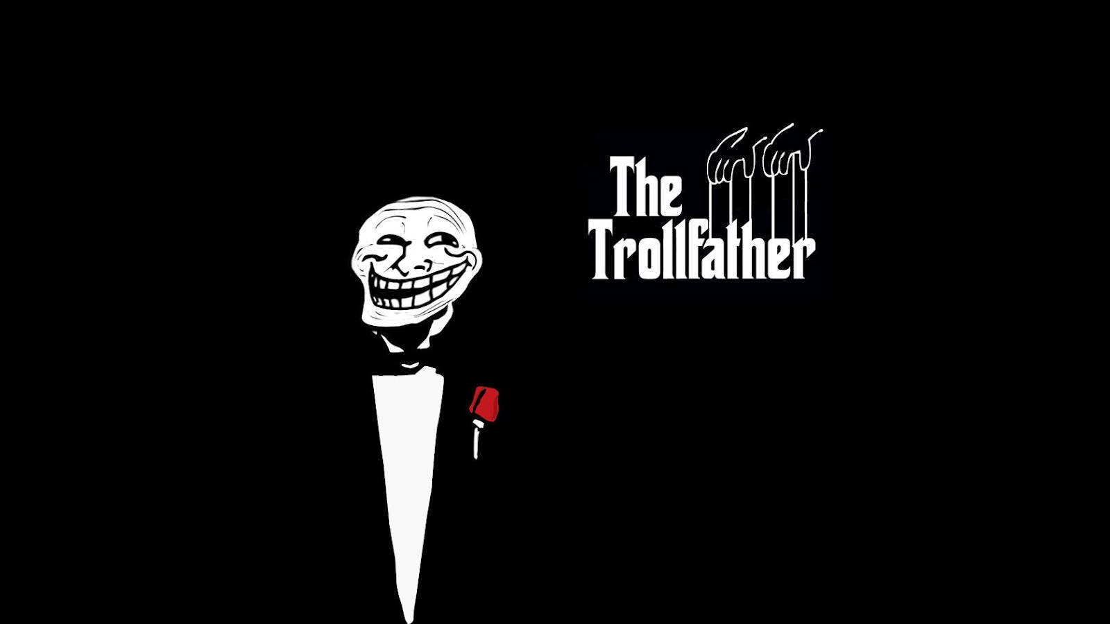 Trollfather Funny Meme Wallpaper