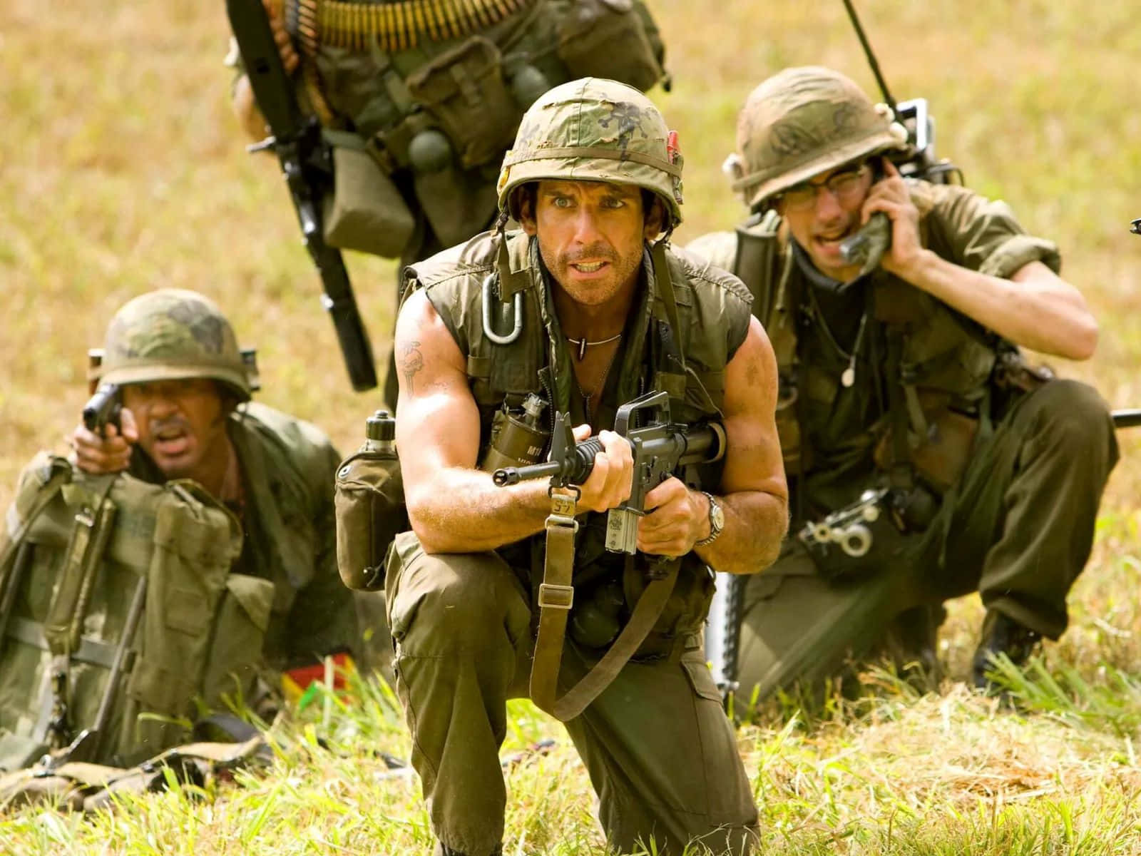 Tropic_ Thunder_ Movie_ Scene Wallpaper