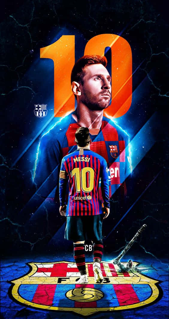 Trust Only One Legendary Phone - Messi Iphone Wallpaper