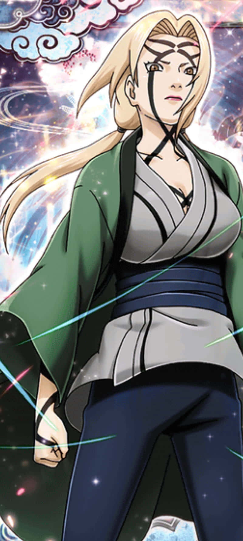 Tsunade Iphone Powerful Wallpaper