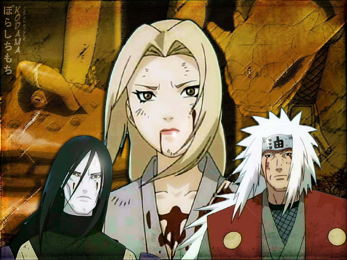 Tsunade Jiraiya And Orochimaru Iphone Wallpaper