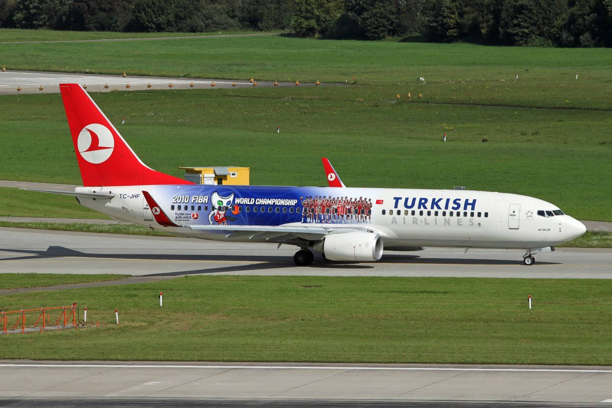 Turkish Airlines Boeing 737-8f2 Wallpaper