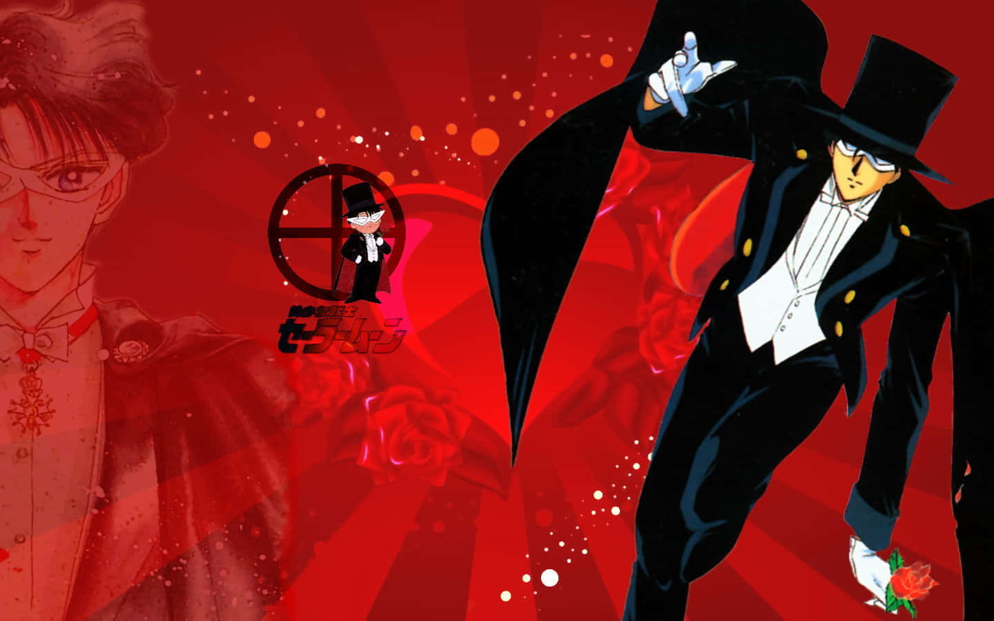 Tuxedo Mask, The Legendary Hero Wallpaper