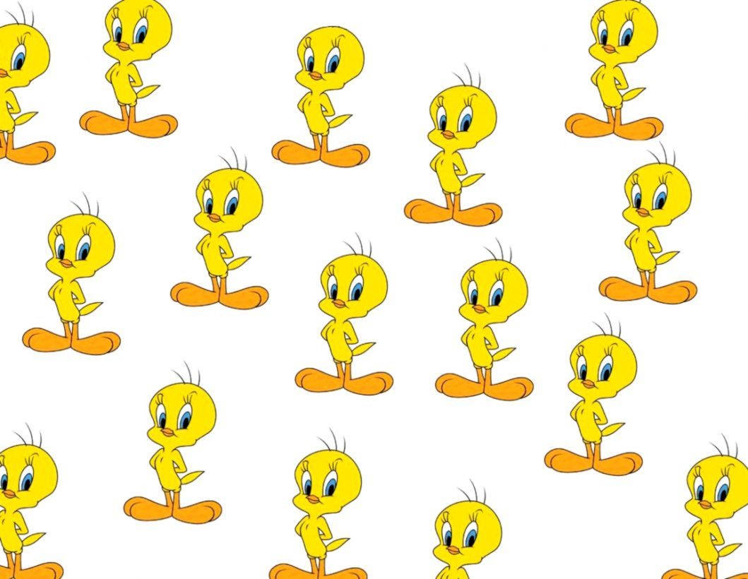 Tweety Bird Patterns Wallpaper