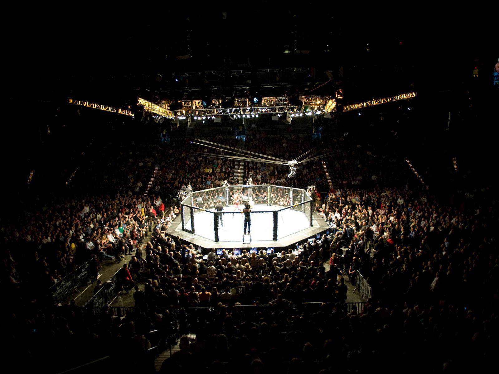 Ufc Battle Ring Crowd 4k Wallpaper