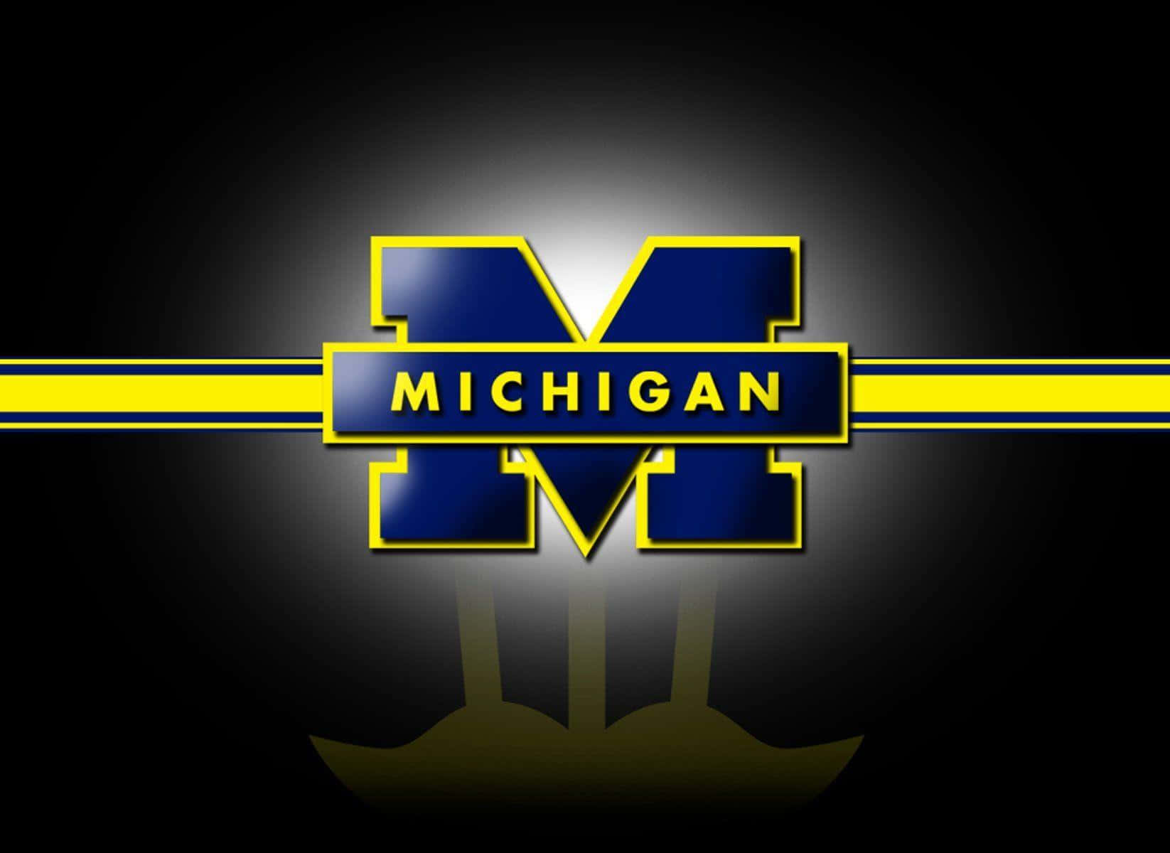 University Of Michigan Football Is Ready For Action Wallpaper