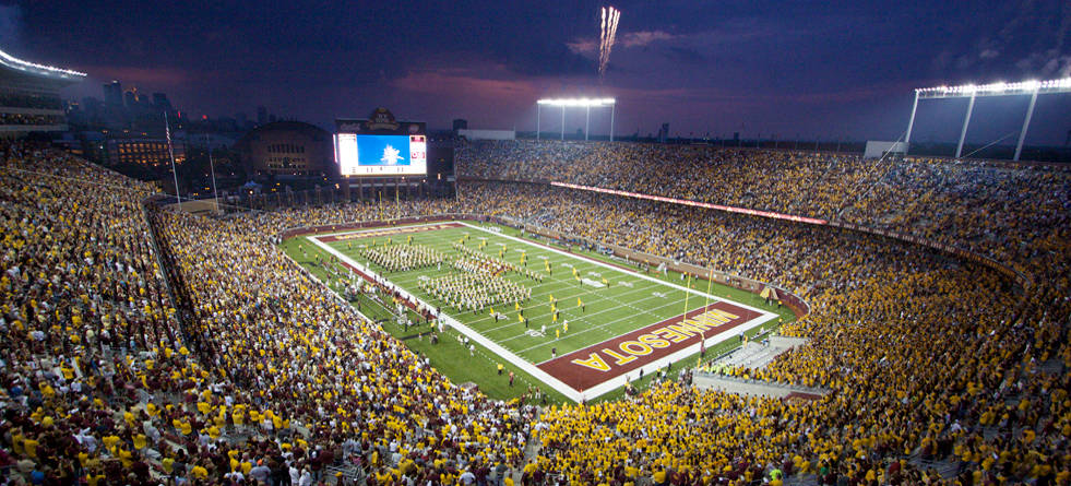 University Of Minnesota Late Night Game Wallpaper