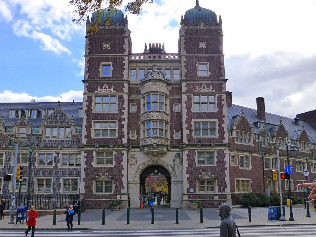 University Of Pennsylvania Majestic Quad Building Wallpaper