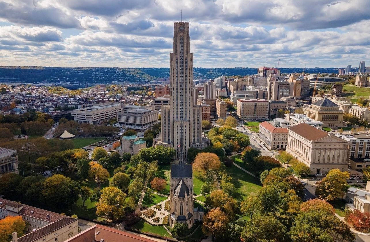 University Of Pittsburgh Cloudy Skyline Wallpaper