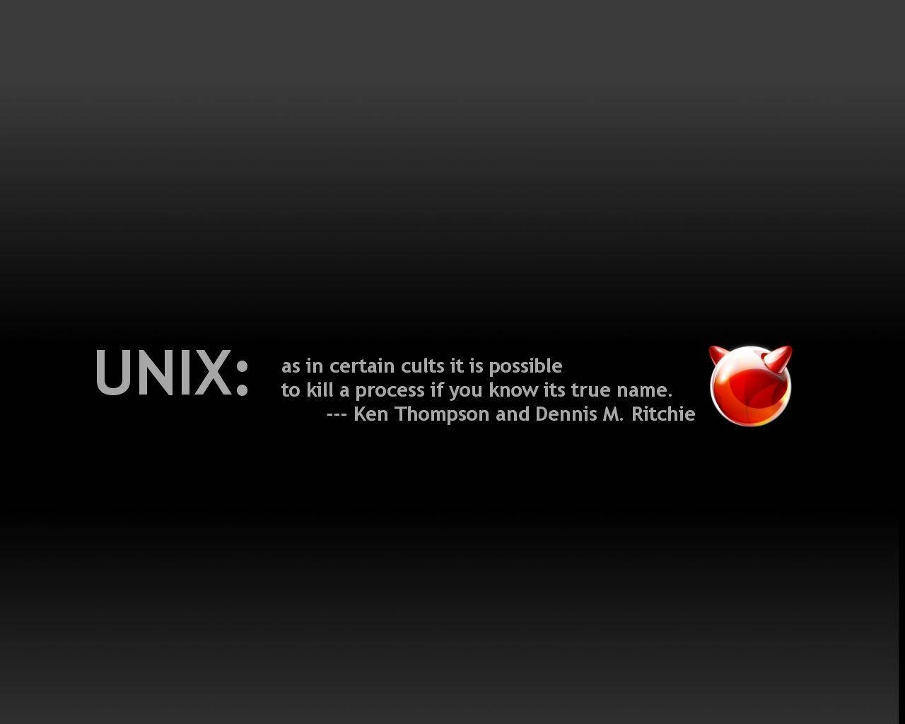 Unix Developer's Principles Visual Illustration Wallpaper