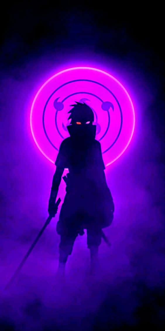 Unleash Your Power With Purple Sasuke Wallpaper