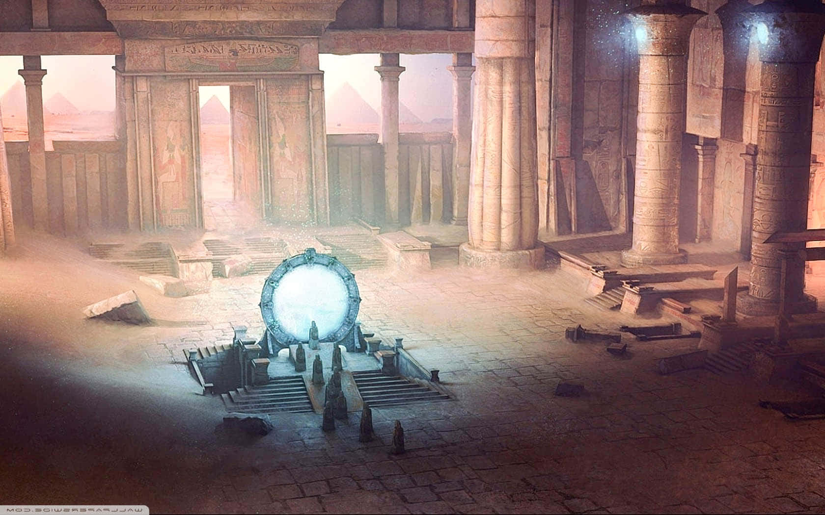 Unlock Ancient Worlds With The Stargate Wallpaper