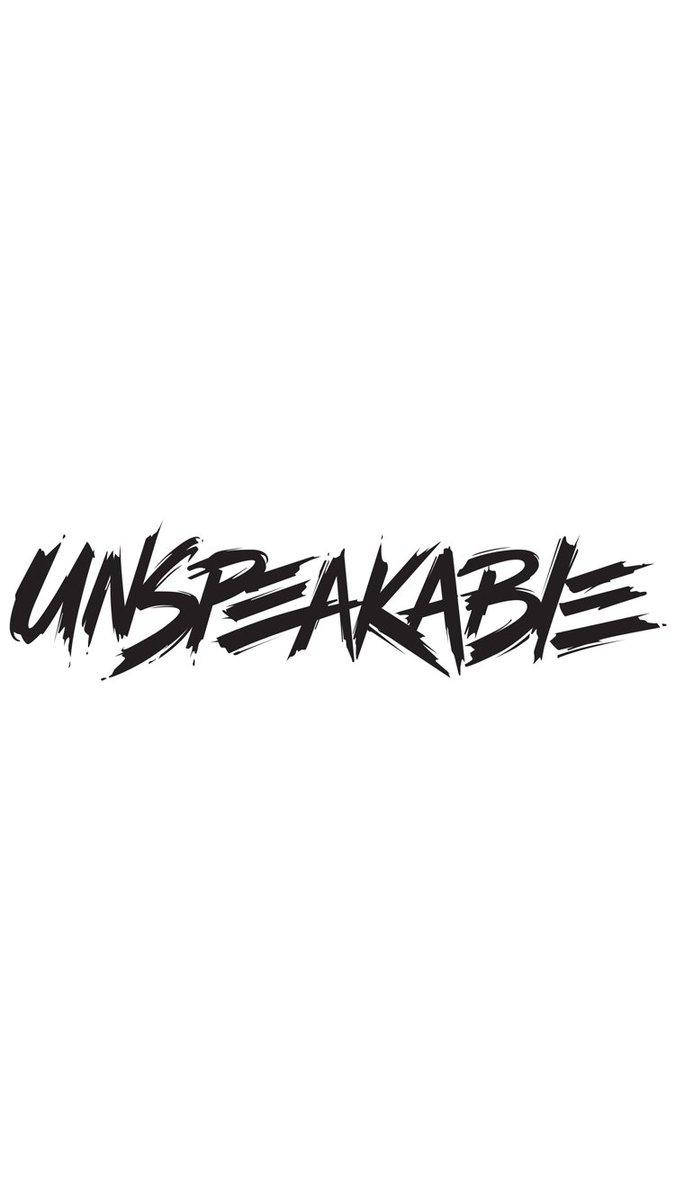 Unspeakable Gaming Logo White Background Wallpaper