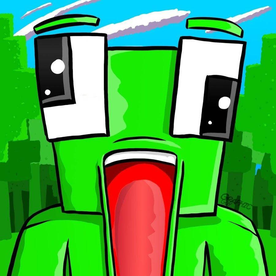 Unspeakable Gaming Minecraft Skin 2d Illustration Wallpaper