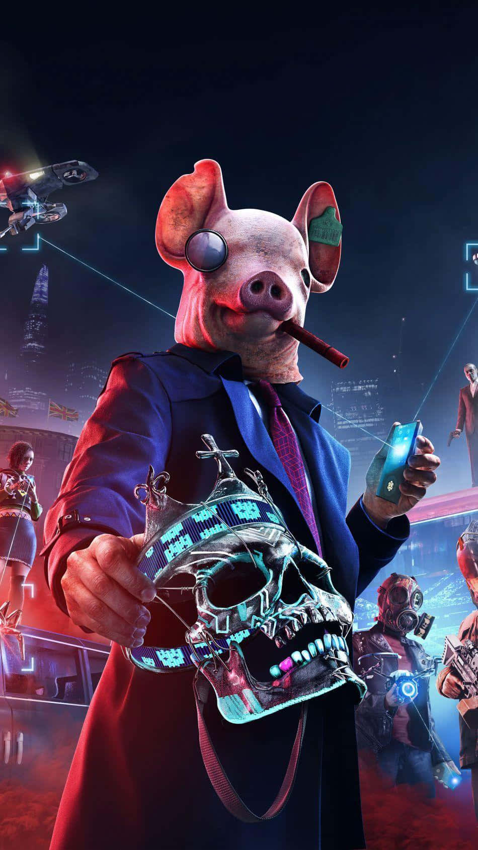 Upgrade Your Gaming Experience With Watch Dogs On Iphone Wallpaper