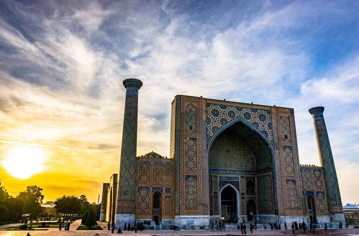 Uzbekistan Sacred Registan Square Wallpaper