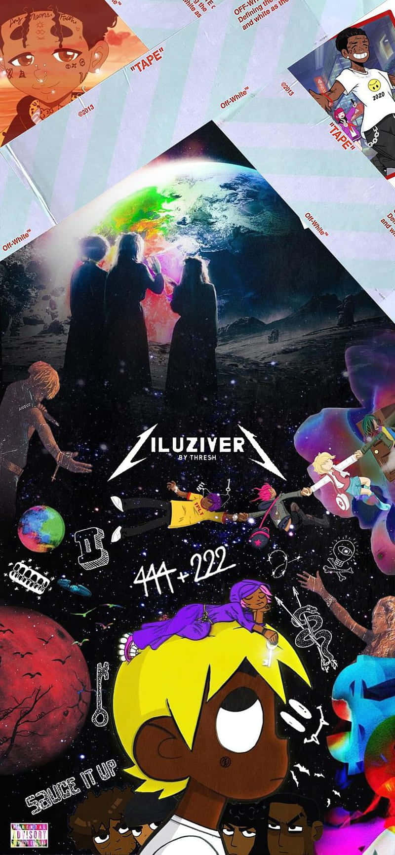 Uzi World: The Album Cover For 'lil Uzi Vert' Wallpaper