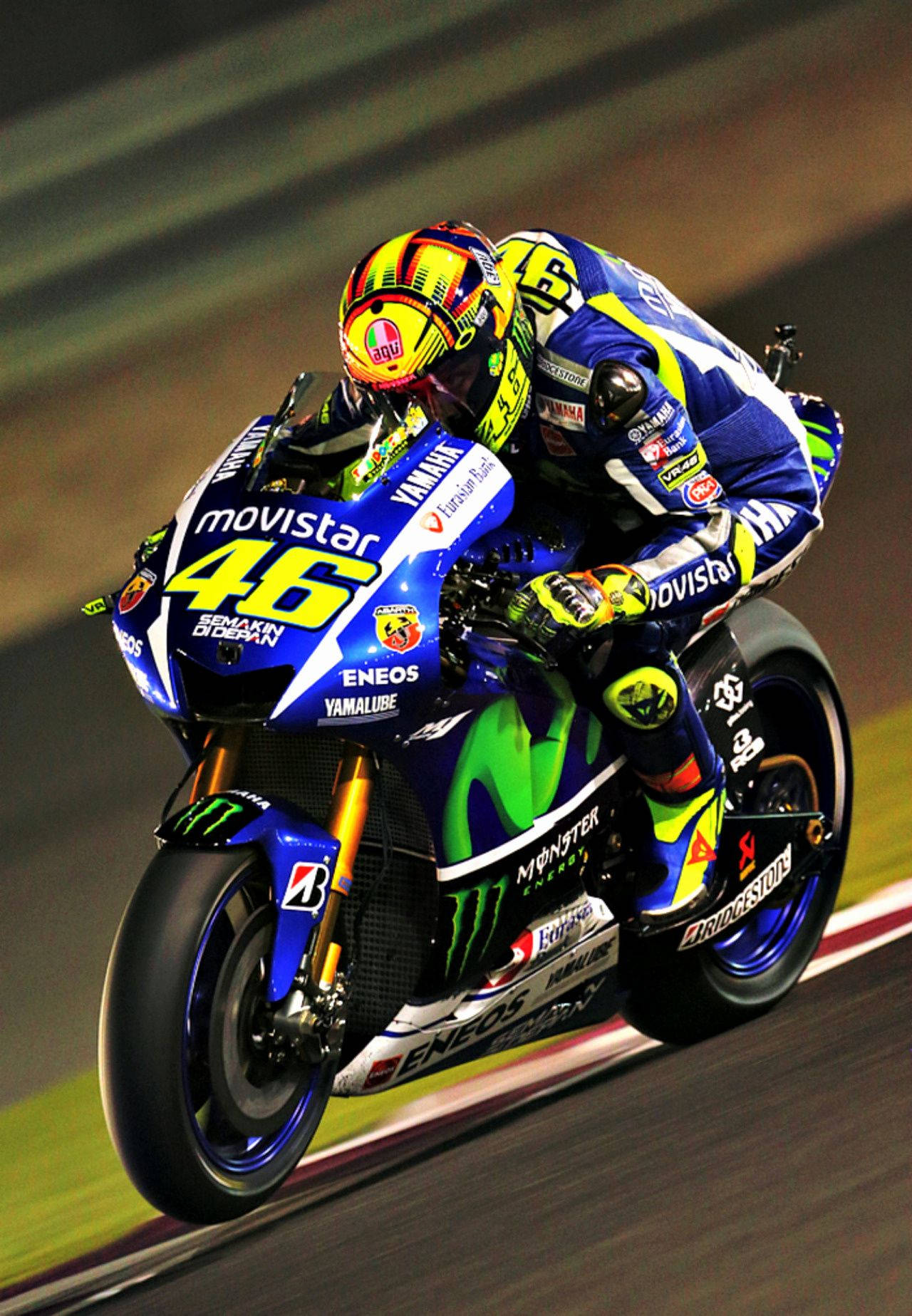 Valentino Rossi 2016 Qatar Motogp Wallpaper