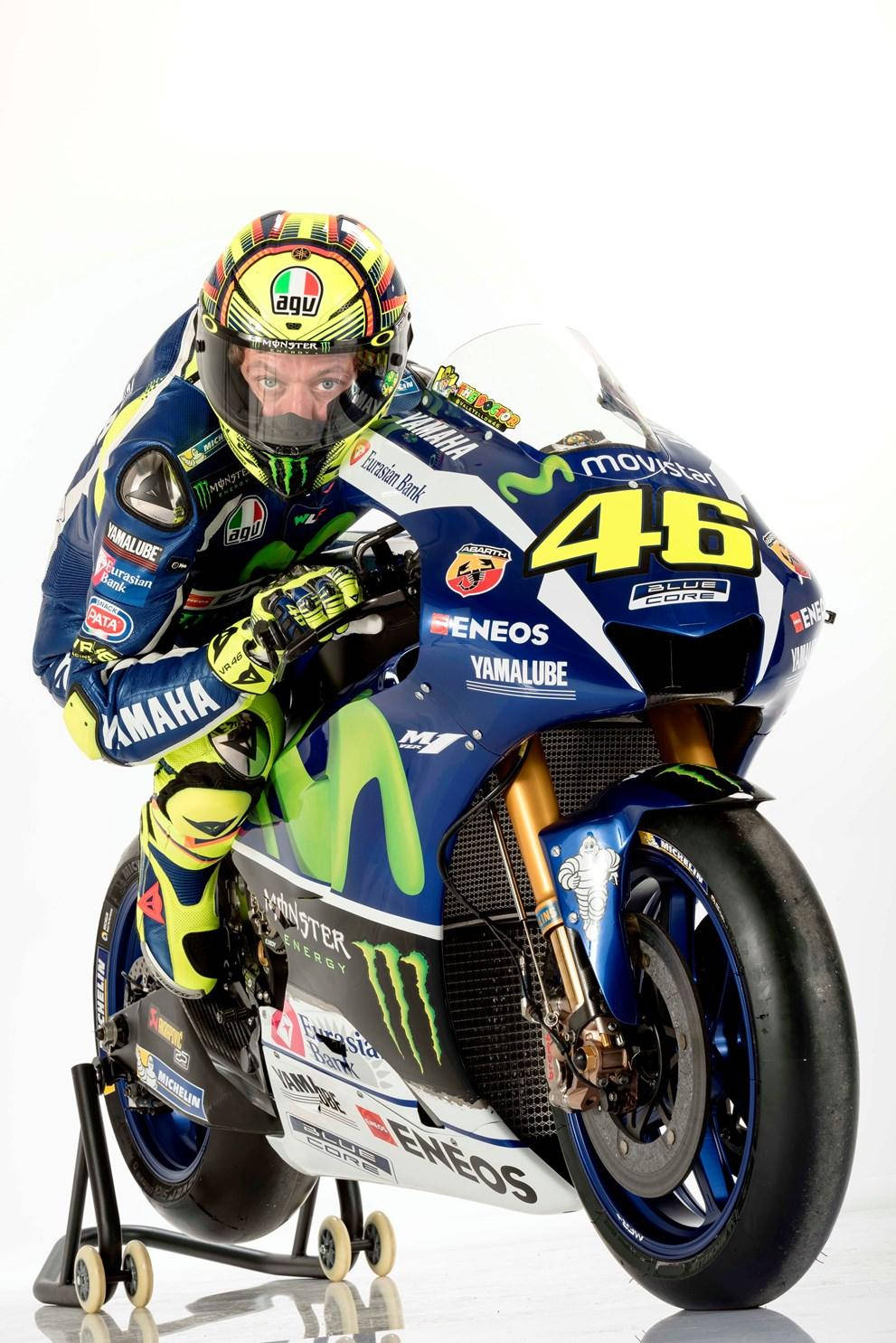 Valentino Rossi Yamaha Yzr-m1 Motorcycle Wallpaper