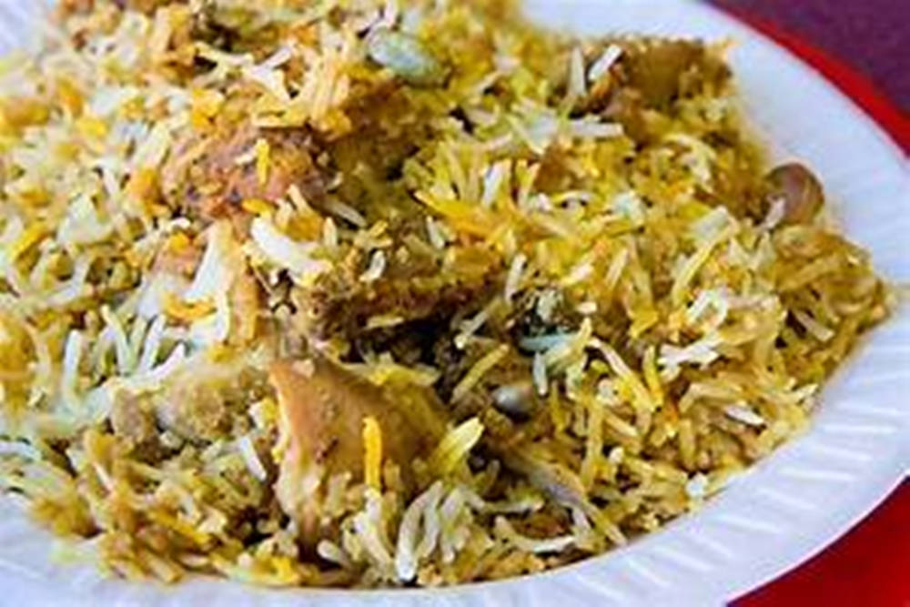 Vibrant Indian Chicken Biryani Wallpaper