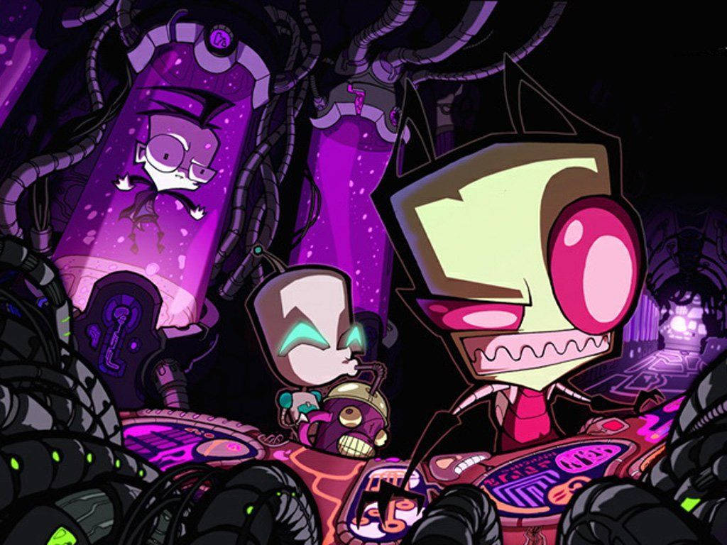 Vibrant Invader Zim Art Wallpaper