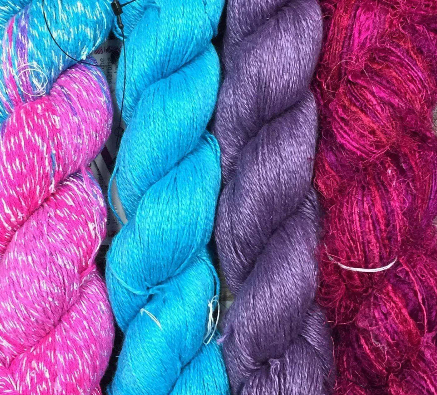 Vibrant Knitting With Spincycle Wools Wallpaper