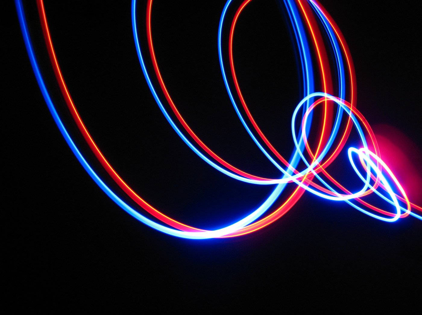 Vibrant Neon Light Illuminations Wallpaper