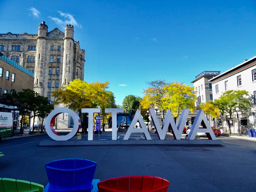 Vibrant Ottawa Sign In The Historic Byward Market Wallpaper