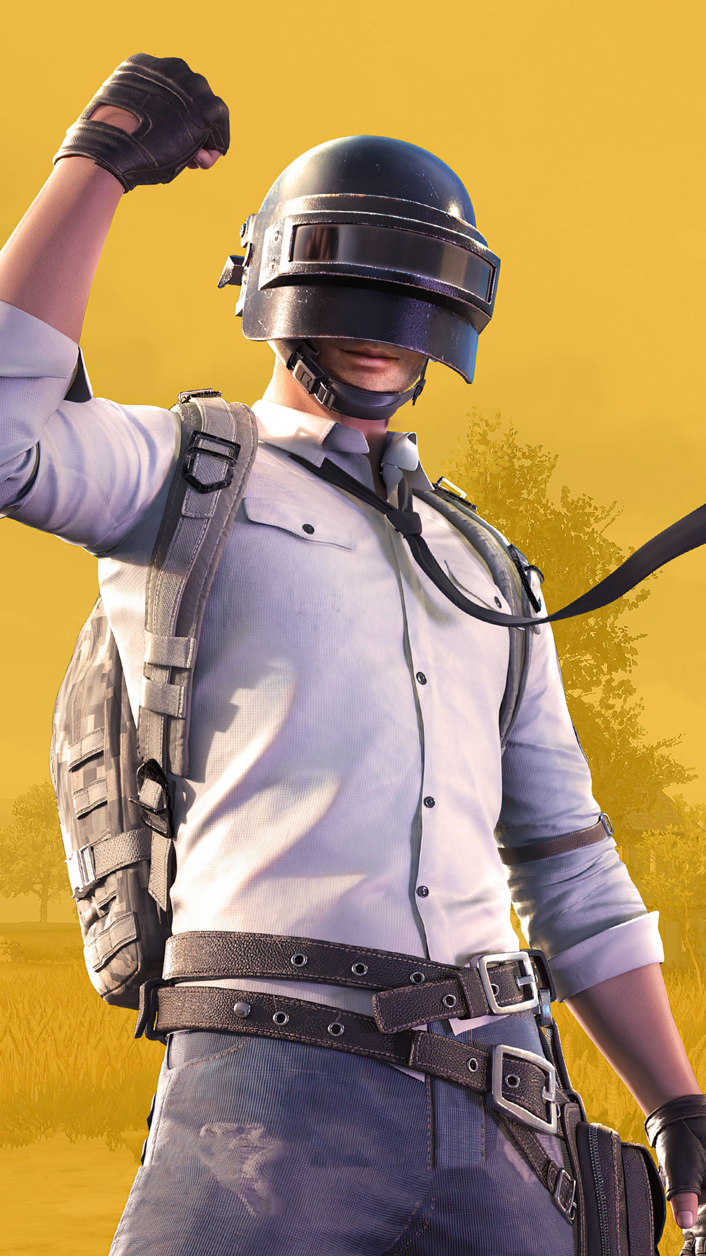 Victor With Helmet Pubg Season 3 Wallpaper