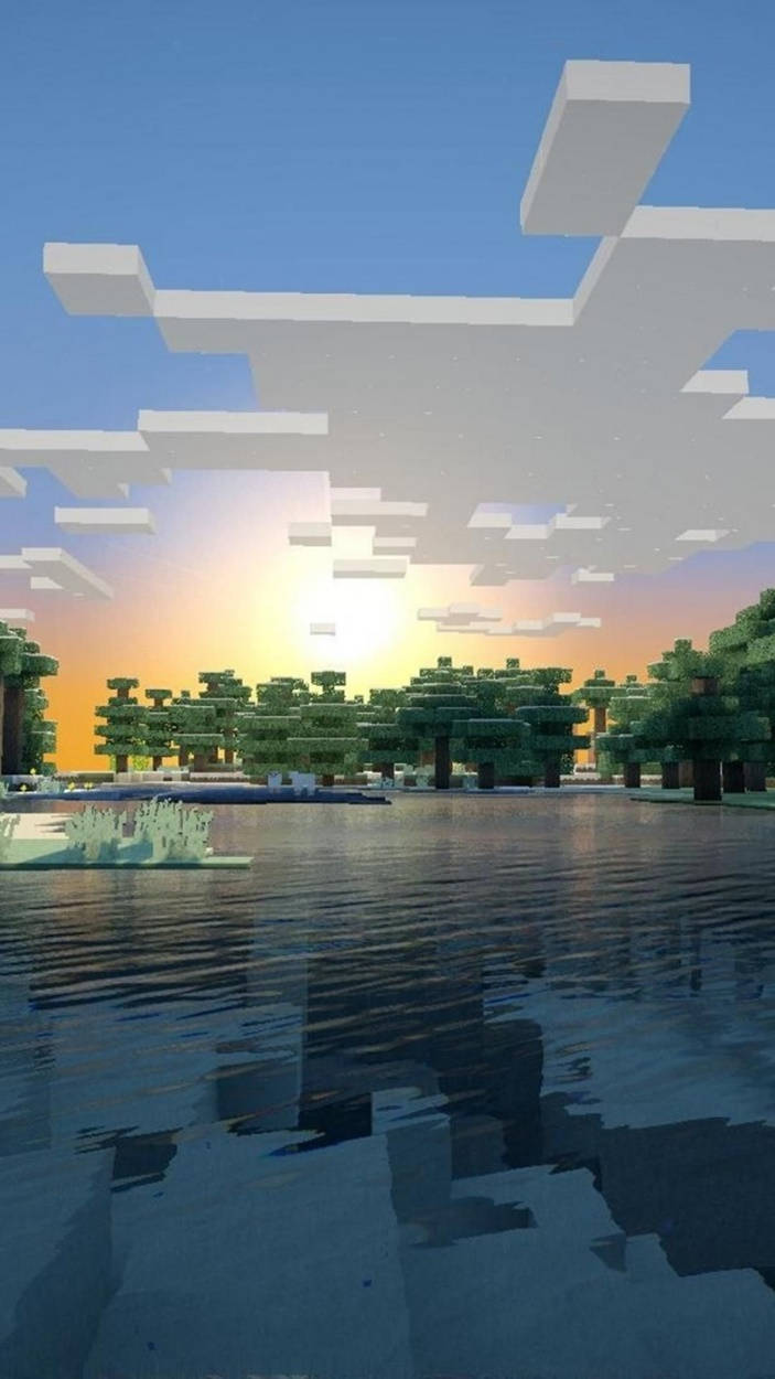 Video Landscape Minecraft Iphone Wallpaper