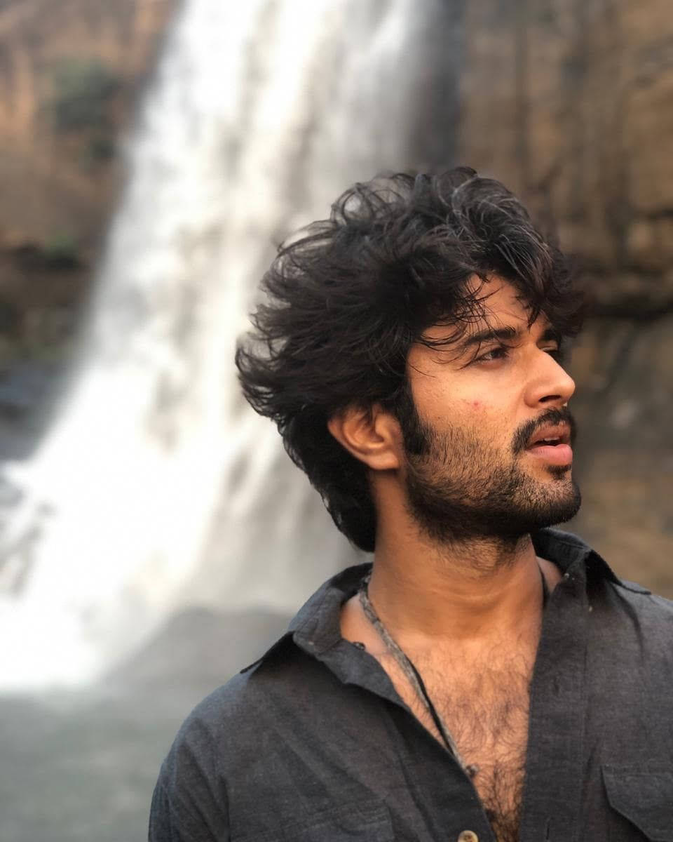 Vijay Devarakonda Waterfalls Wallpaper