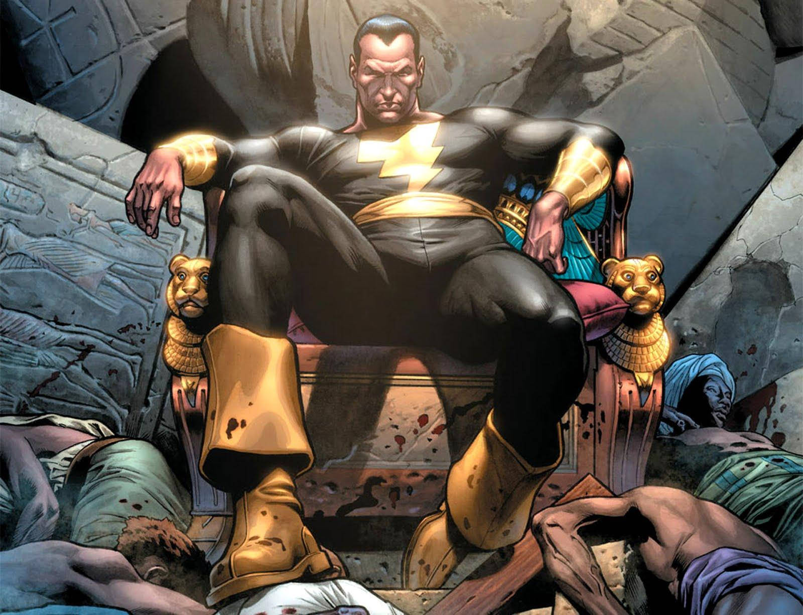 Villainous Black Adam Comics Wallpaper