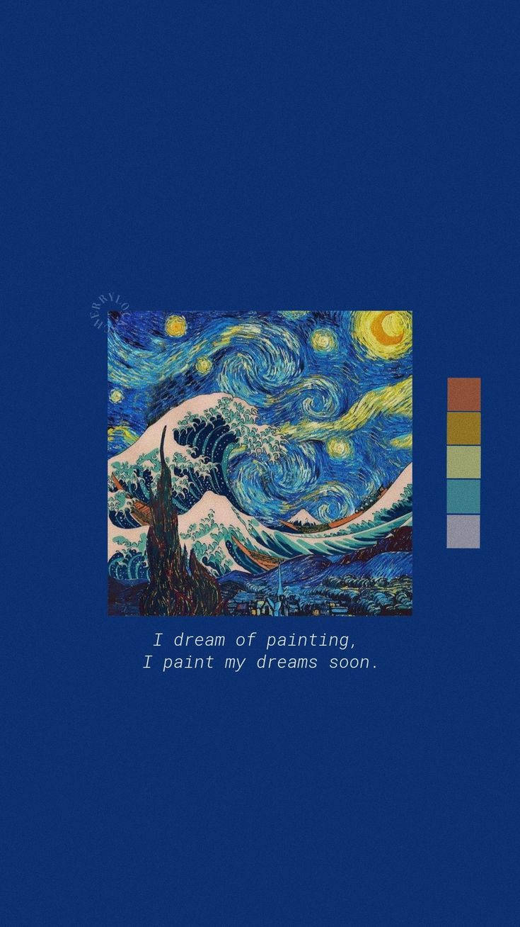 Vincent Van Gogh Hokusai Aesthetic Wallpaper