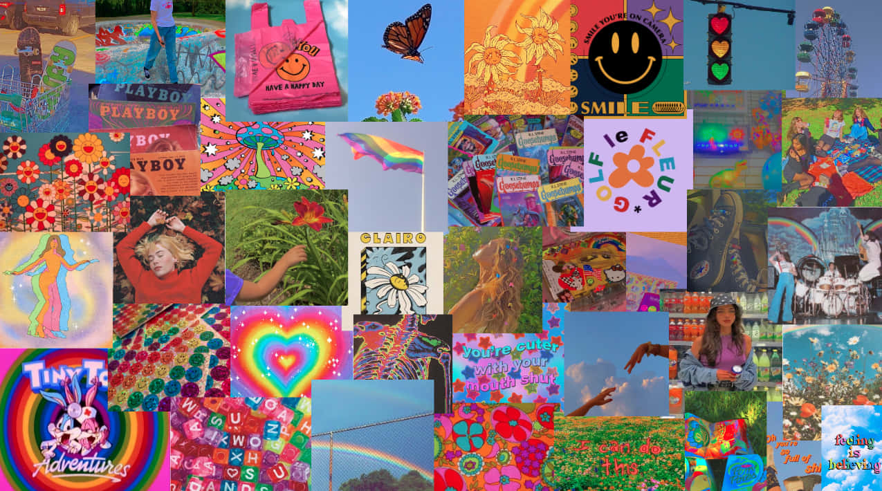 Vintage Aesthetic Pc For Creative Expression Wallpaper