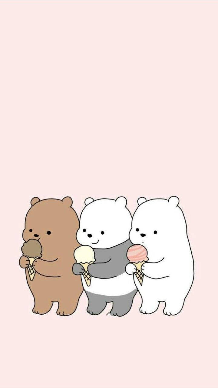 Vintage Aesthetic Phone We Bare Bears Wallpaper