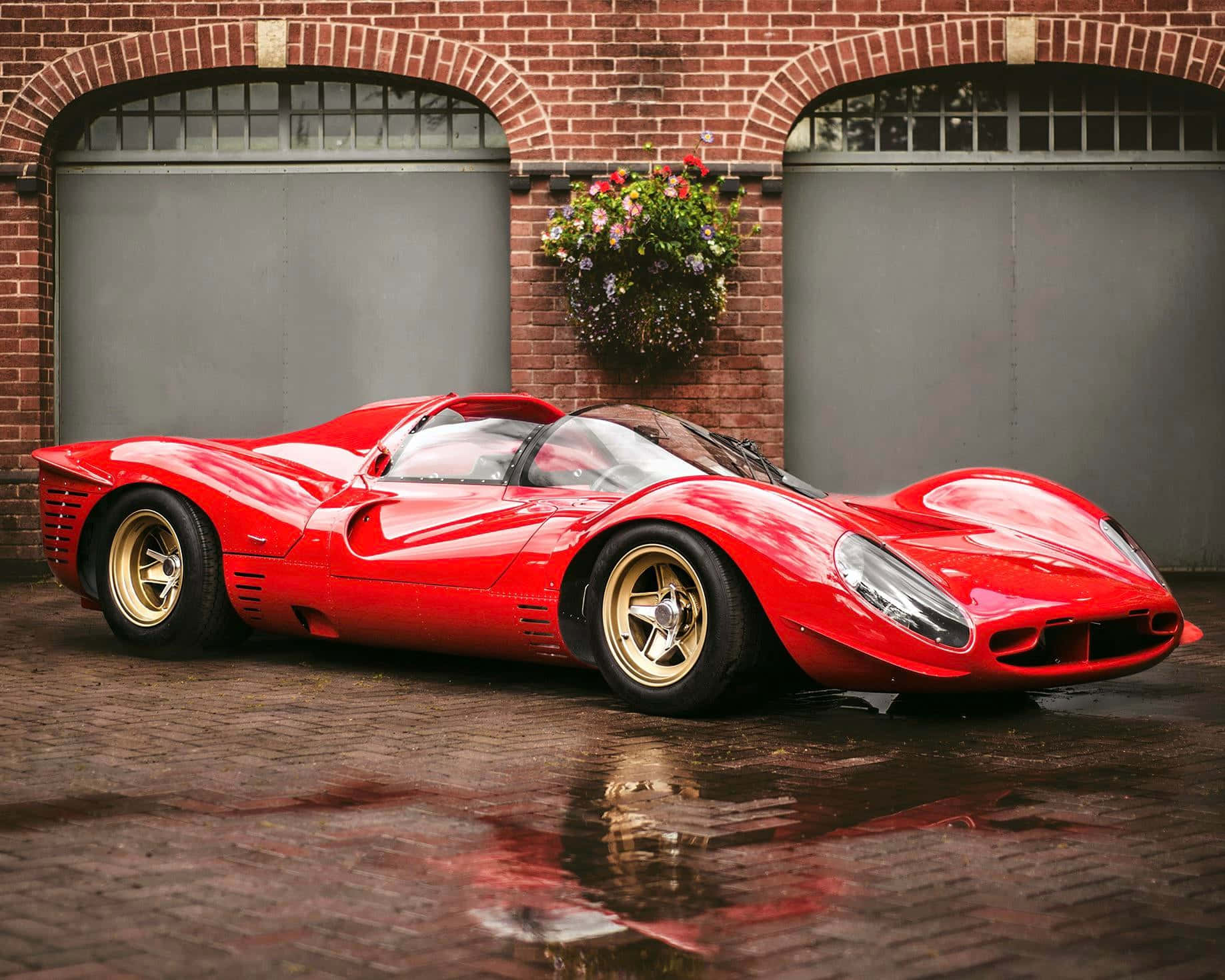 Vintage Ferrari P Wallpaper