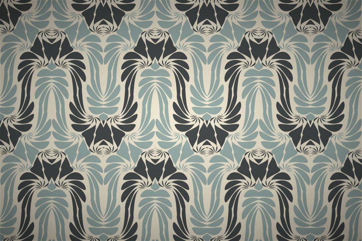 Vintage Pattern Art Deco Wallpaper