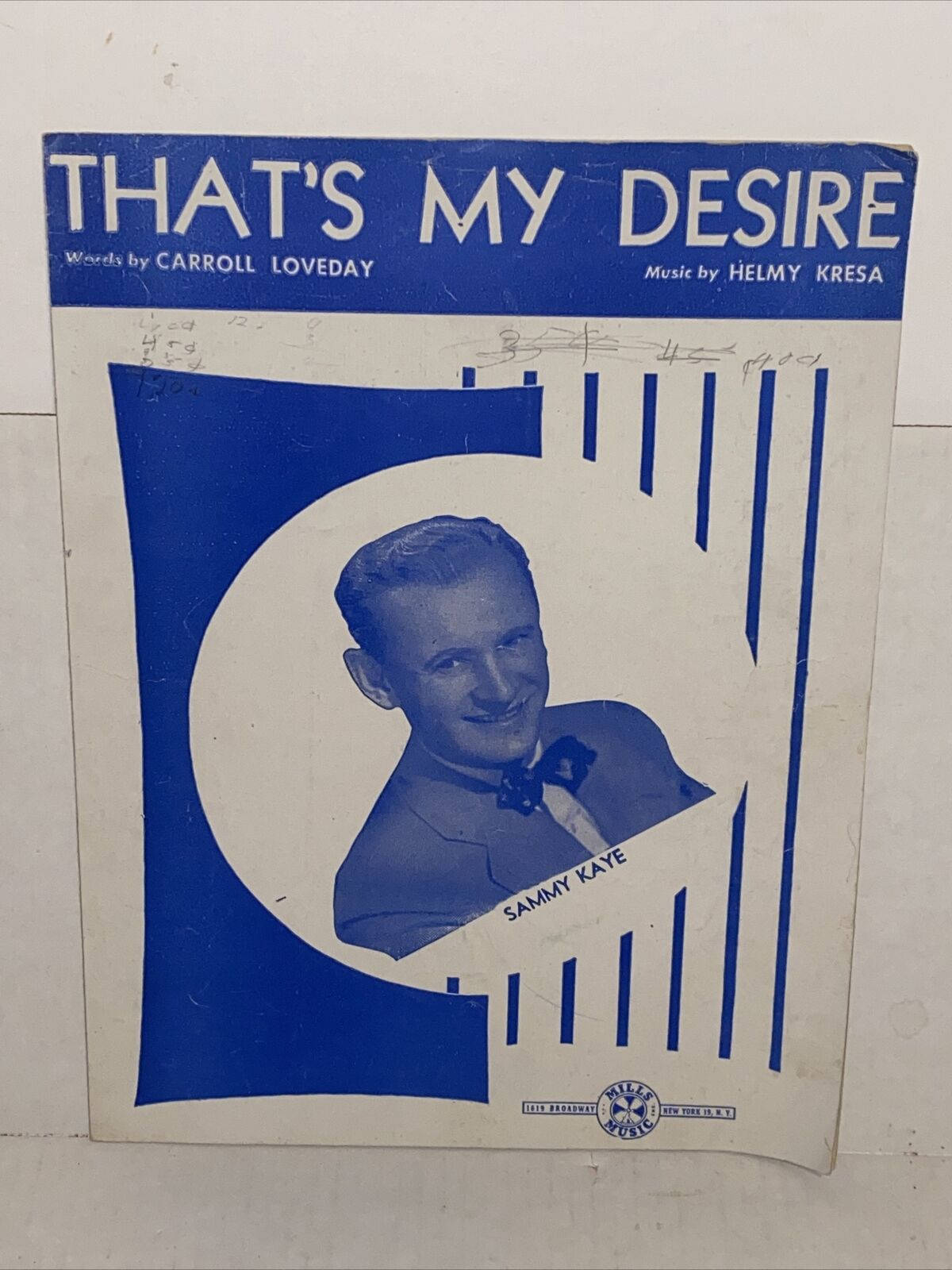 Vintage Sammy Kaye Album Cover Wallpaper